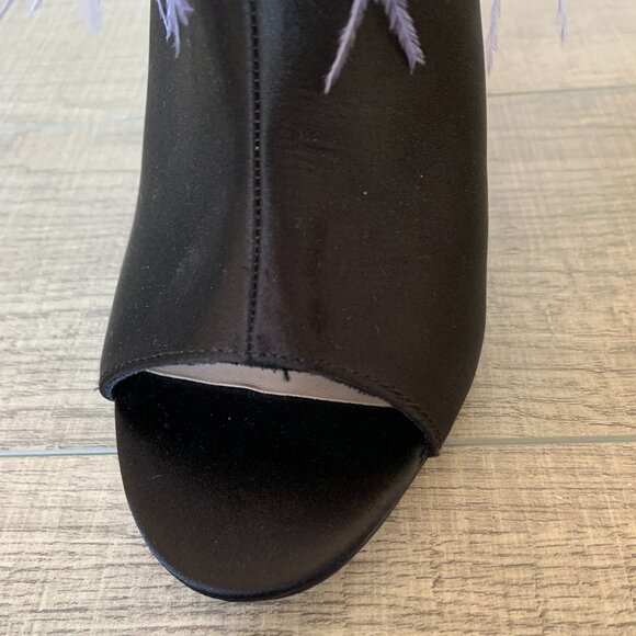 Brand new Call it Spring black satin peep toe heels size 8 - Picture 7 of 8